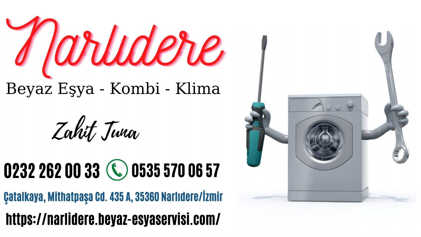 Narlıdere Beyaz Eşya Servisi